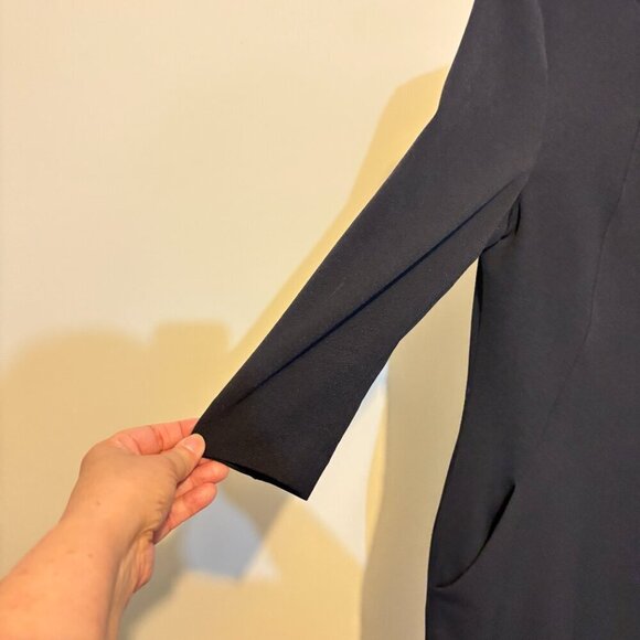 MM Lafleur Etsuko Recycled WonderTex Black Sheath Dress - Picture 8 of 16